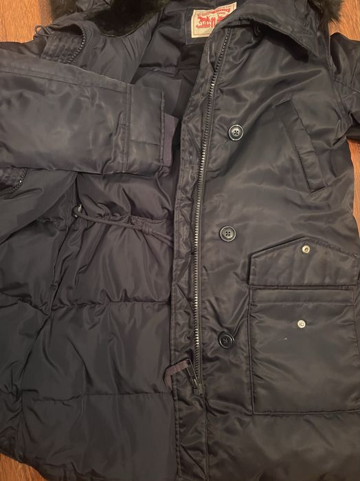 Куртка теплейшая аляска Levi’s с капюшоном