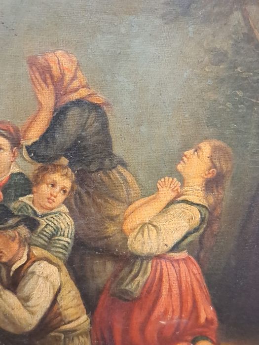 Quadro a óleo antigo