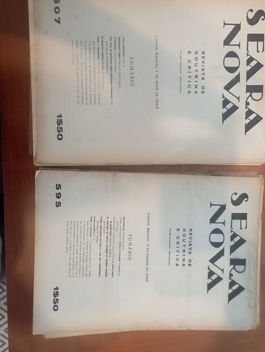 Revista Seara Nova 1939