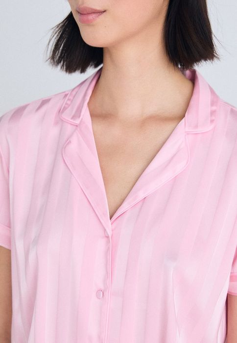 Piżama z krótkim rękawem różowa Hunkemöller M