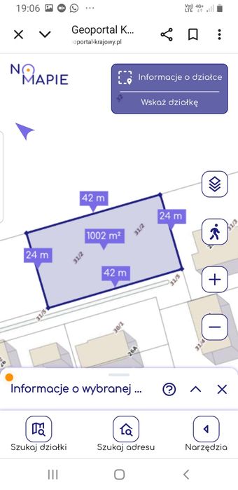 Działka Owczarki ul. Wierzbowa 1004m kw