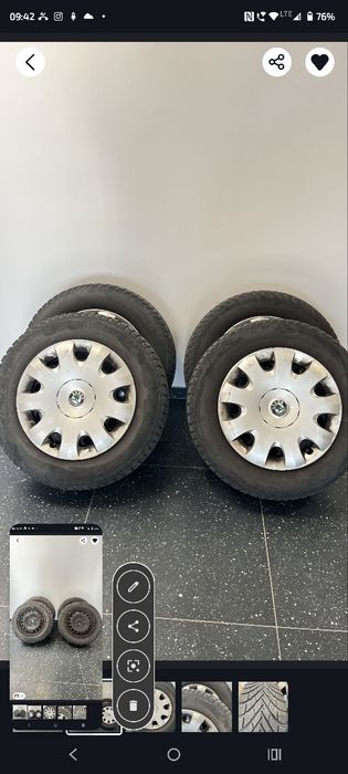 Felgi stalowe 15 5x112 skoda octavia 2