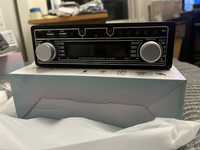 Radio samochodowe, styl youngtimer, retro, vintage, 1Din, bluetooth