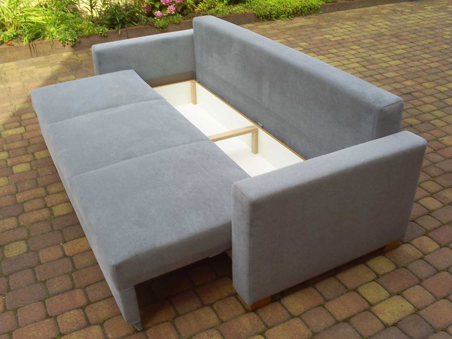 kanapa/sofa-150cm szerokie spanie/sprężyny bonell/pojemnik