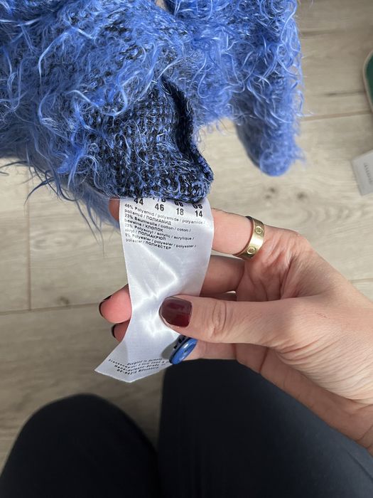 Синій кардиган-травка розмір XL, oversize one size