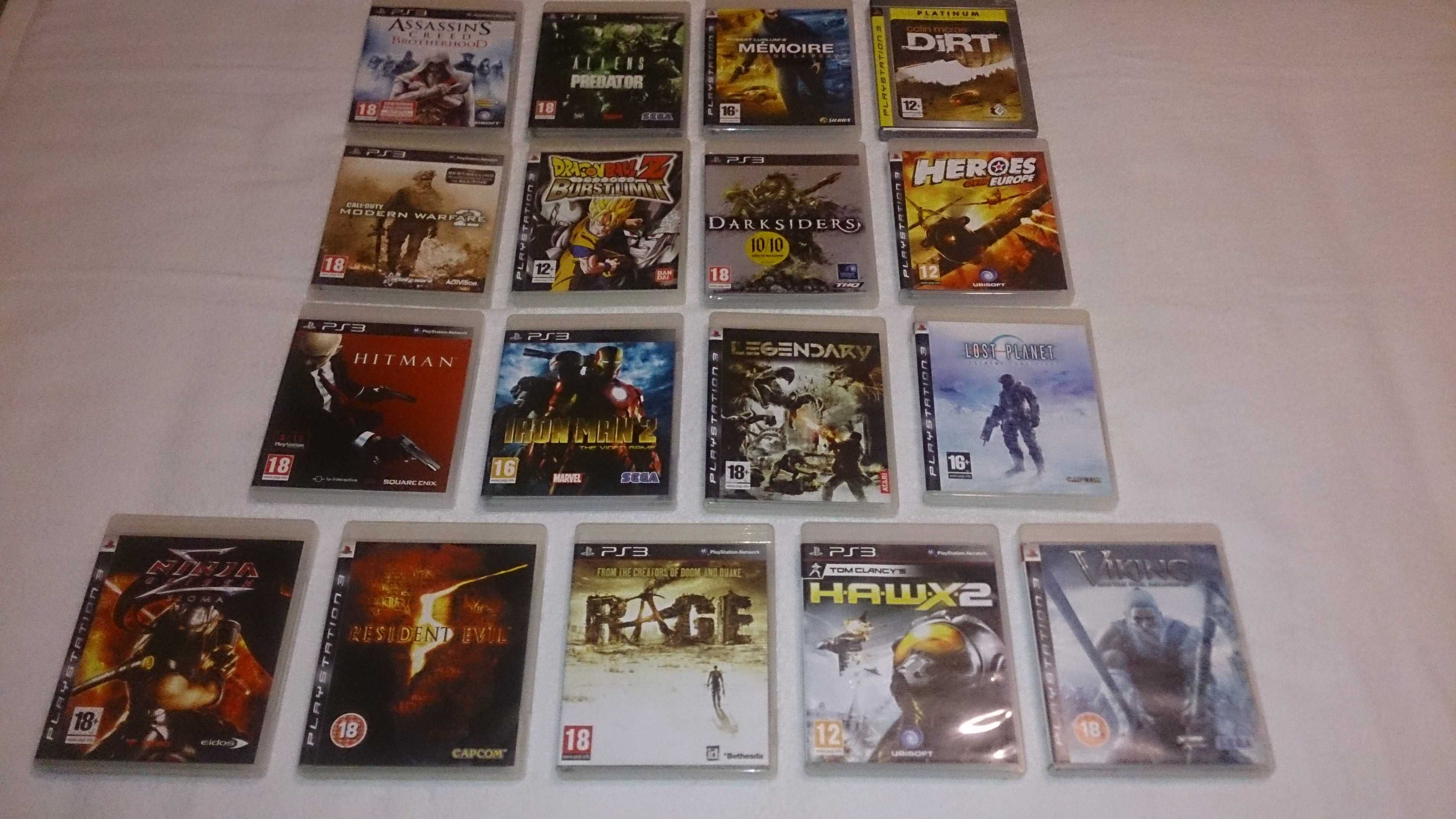 creed, aliens, bourne, heroes, lost, ninja, rage (ps3 - playstation 3)