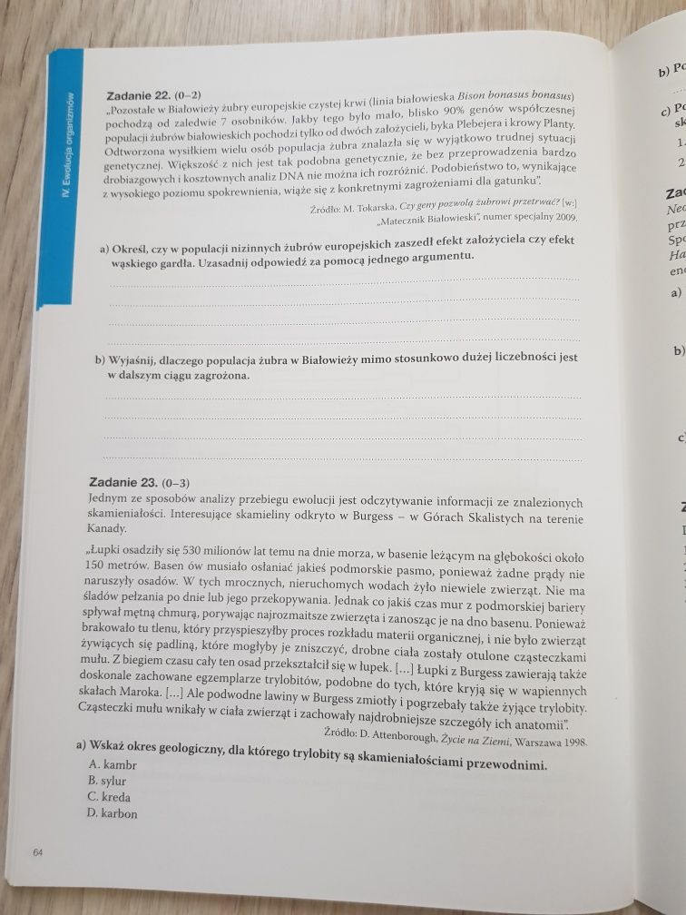 Maturalne karty pracy Biologia cz. 3