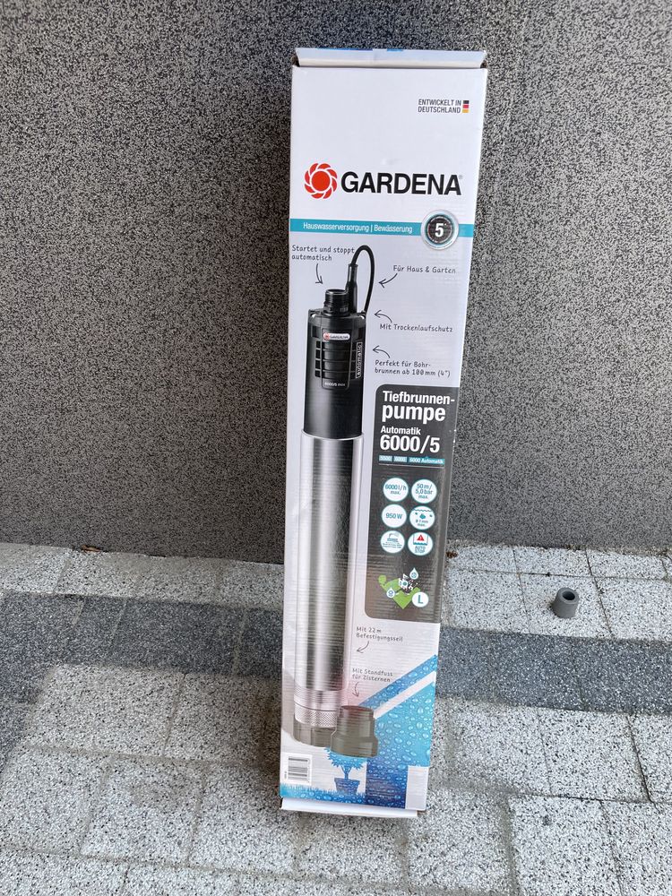 Gardena Pompa głębinowa Automatic 6000/5 Nowa