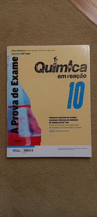Livro de exercícios de Química de 10 ano