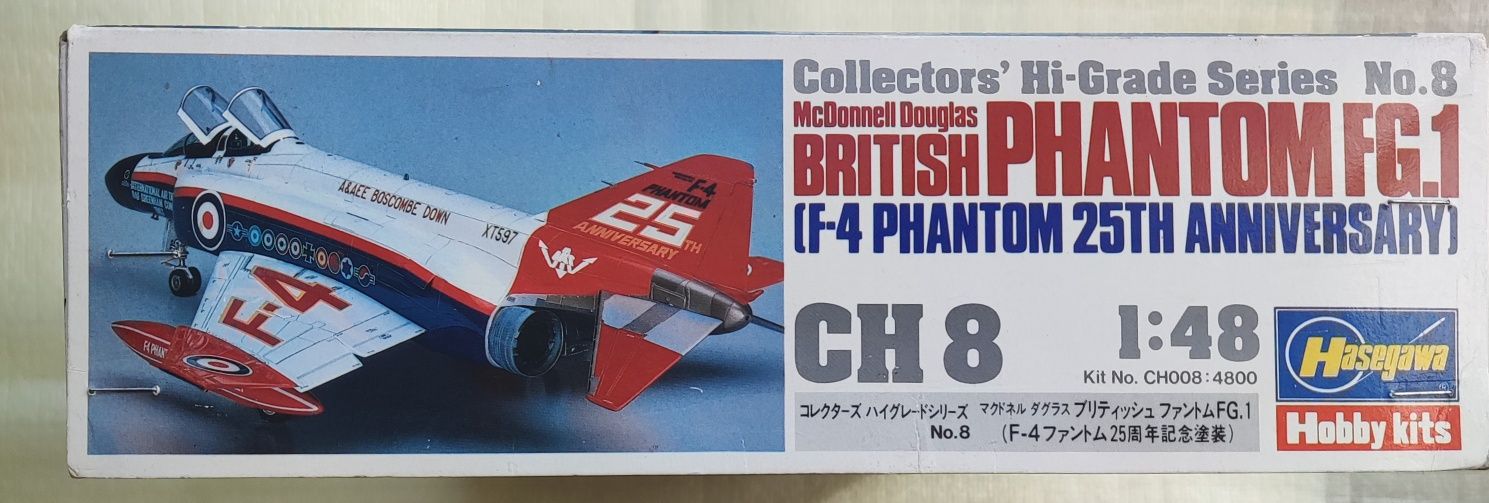 Сборная модель F-4 PHANTOM "25TH ANNIVERSARY"  Hasegawa # CH008:4800.