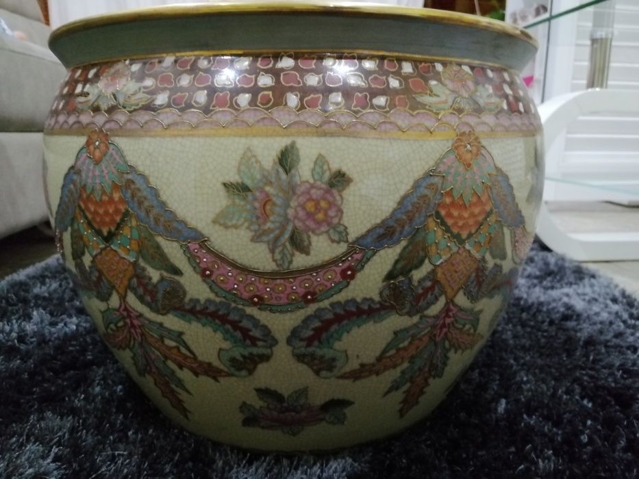 Vaso / cachepot porcelana chinesa