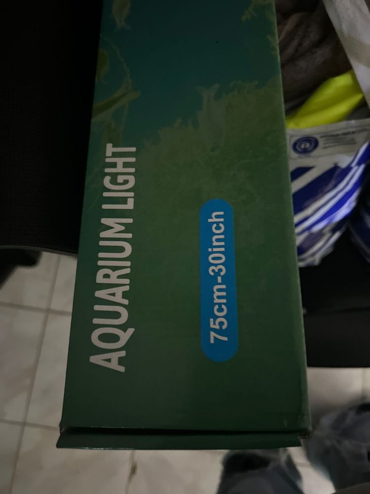 Aquario 80cm com acessorios todos