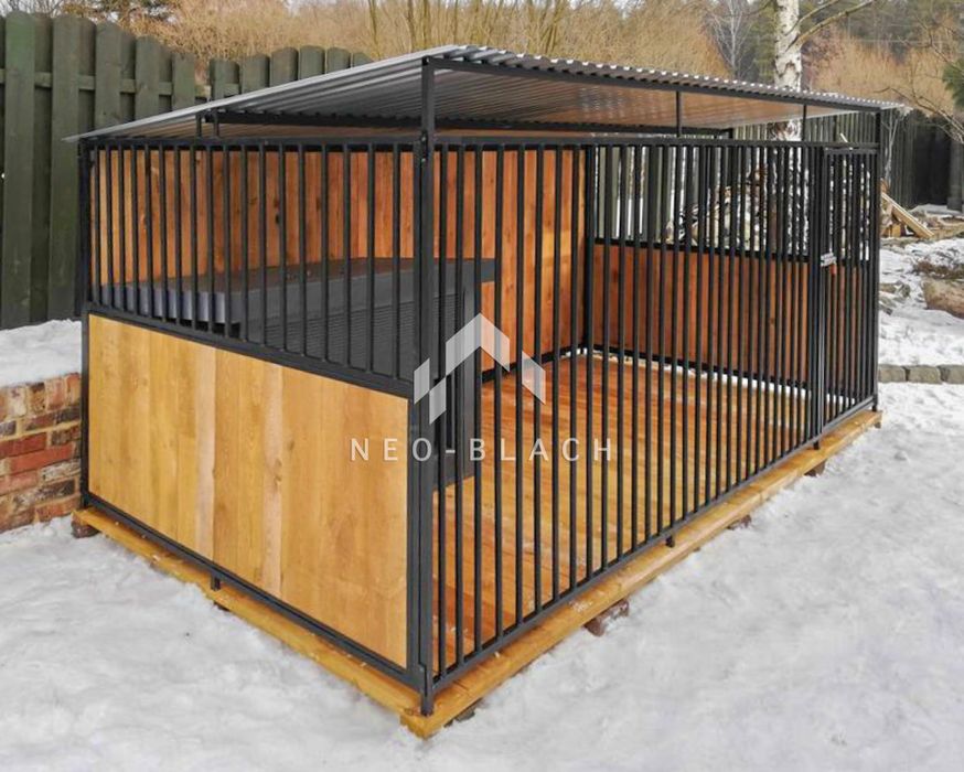 Kojec dla psów 4x2m - Drewniana podłoga - kojec premium NB168 OLX