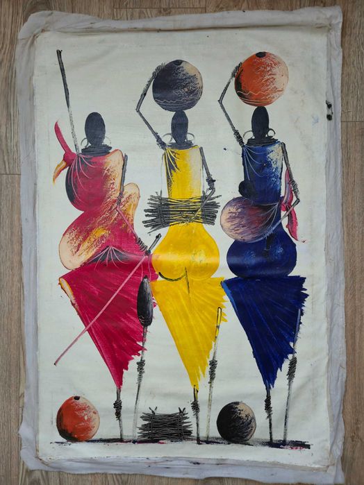 Obraz malowany na płótnie Afryka Tanzania duży 89/60-61 cm