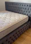 Cama King Size - Modelo Sommier Capitone - cabeceiras.pt