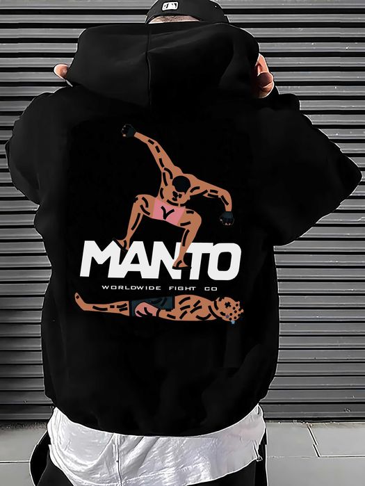 С М Л ХЛ » Худи MANTO Society » Биг Лого Принт » Кофта зипка МАНТО