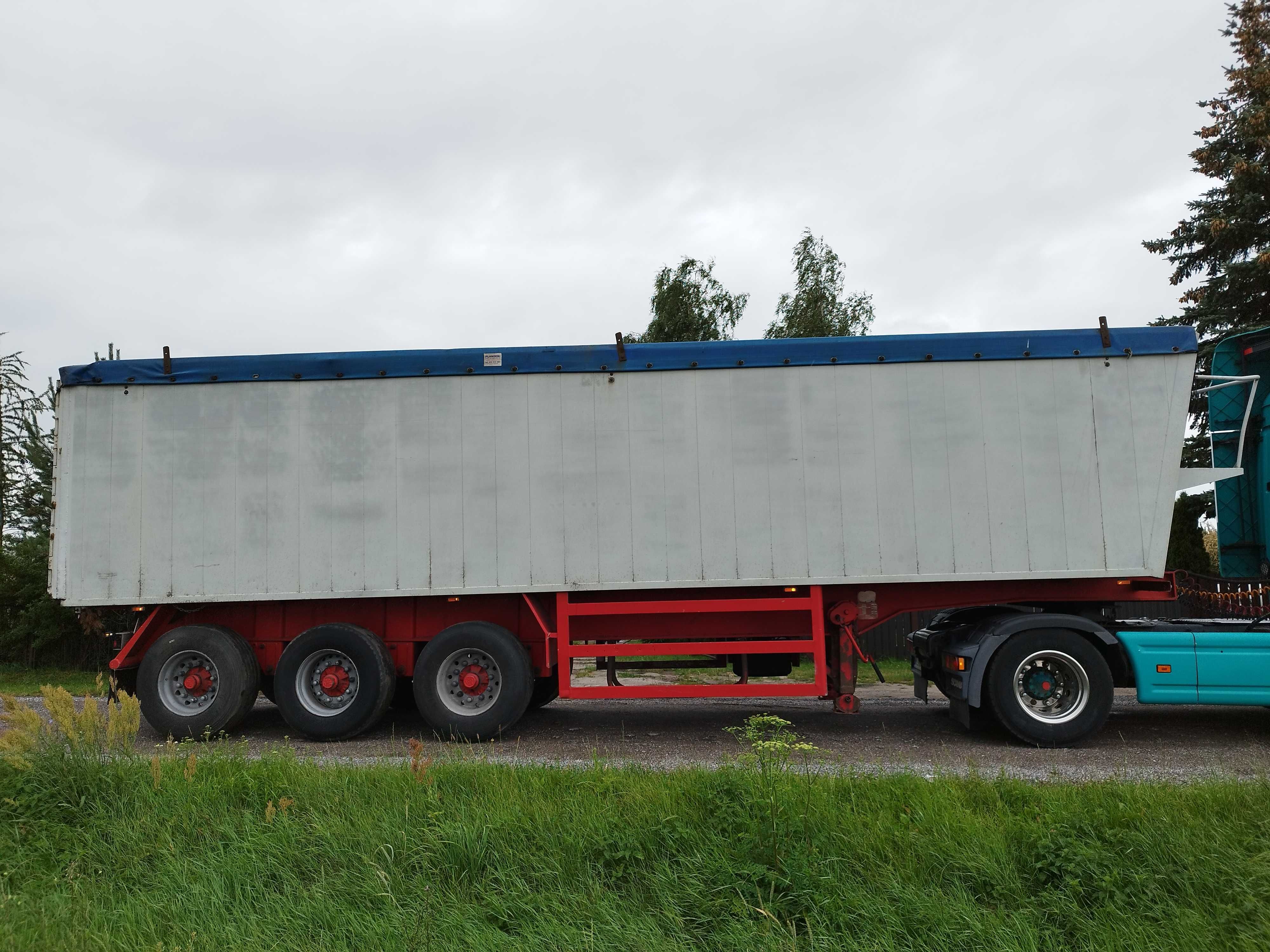Naczepa Wywrotka 49m3 OVA BENALU STAS Cała Aluminiowa Klapo-drzwi