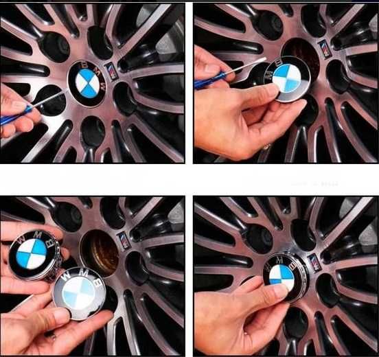 Заглушка в диск bmw 68 / 56 mm колпачки для колес значки