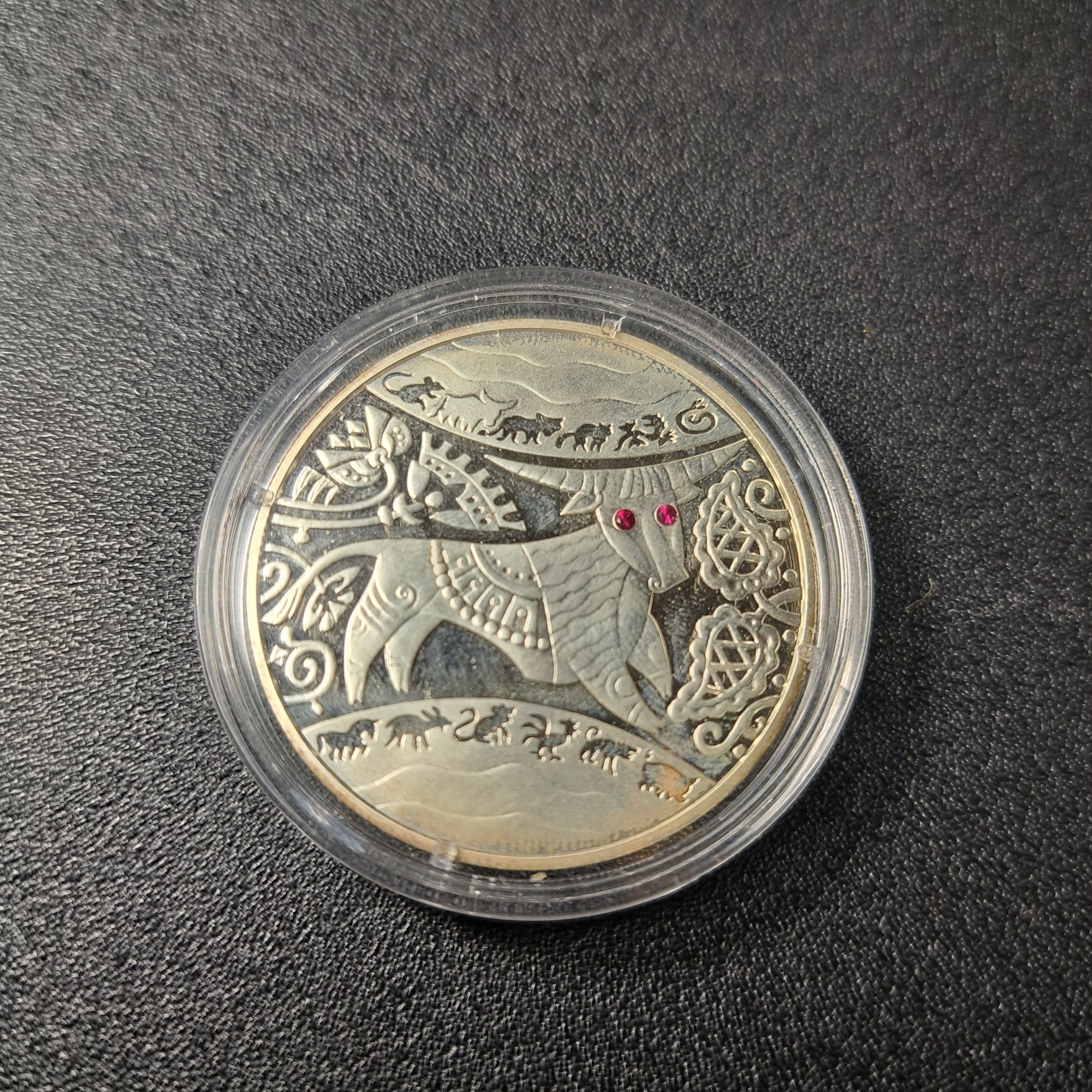 Срібна монета 5 грн, 2009 р. Знак зодіаку Телець. Серебряная монета