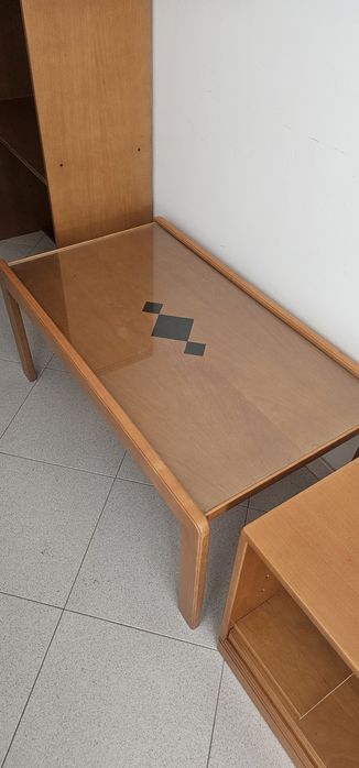 Movel cristaleira +2 mesas +sapateira