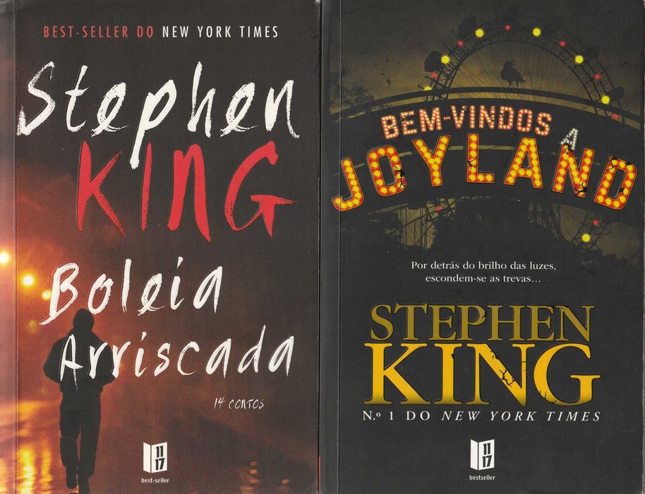 2 Livros Bolso de Stephen King Boleia Arriscada, Joyland [Preço Conj]