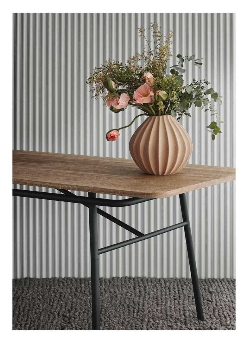 Broste Copenhagen Wazon Vase Wide L karmelowy_zara hom