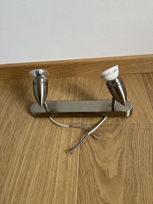 Lampa sufitowa srebrna