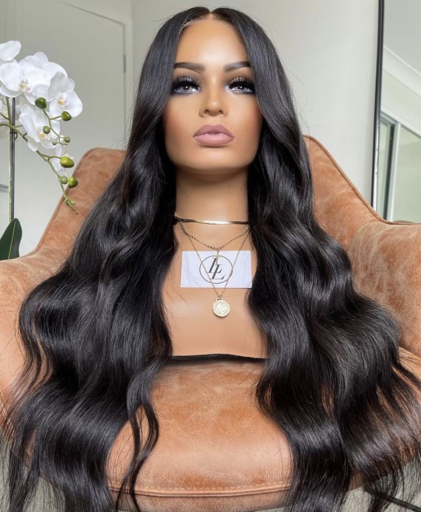 nowa naturalna peruka lace front 100% ludzki wlos na co dzien