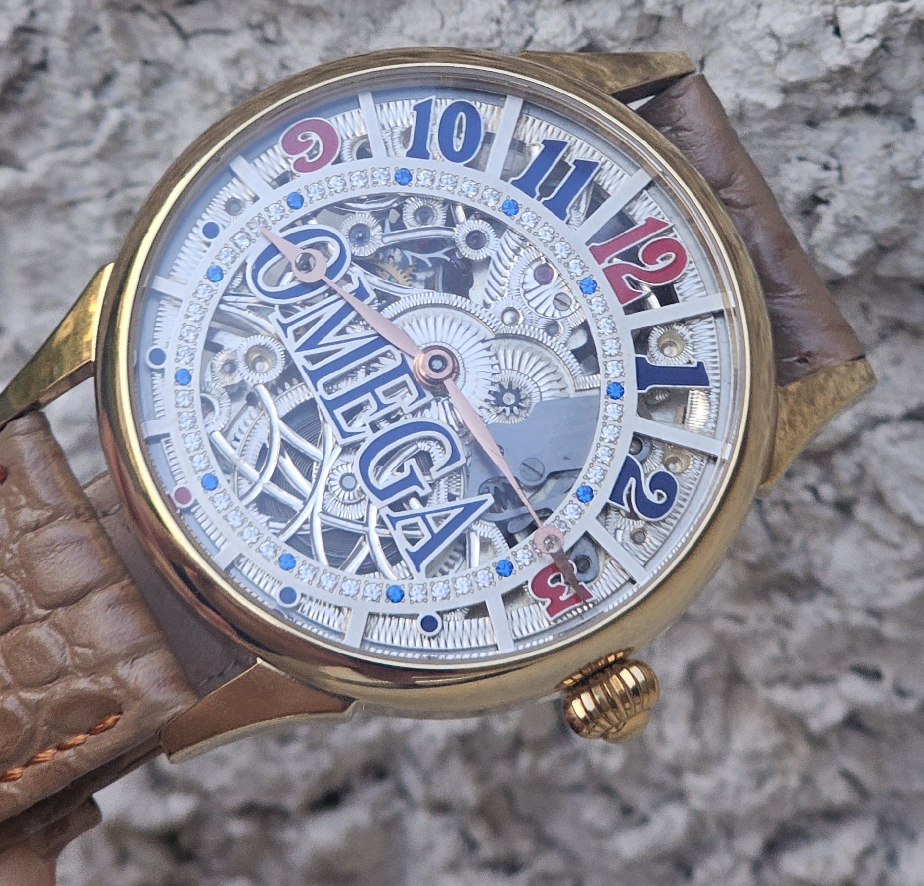 Zegarek Omega skeleton cudo