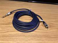Kabel wtyk jack 6,3 mono wtyk RCA 5 m Vitalco
