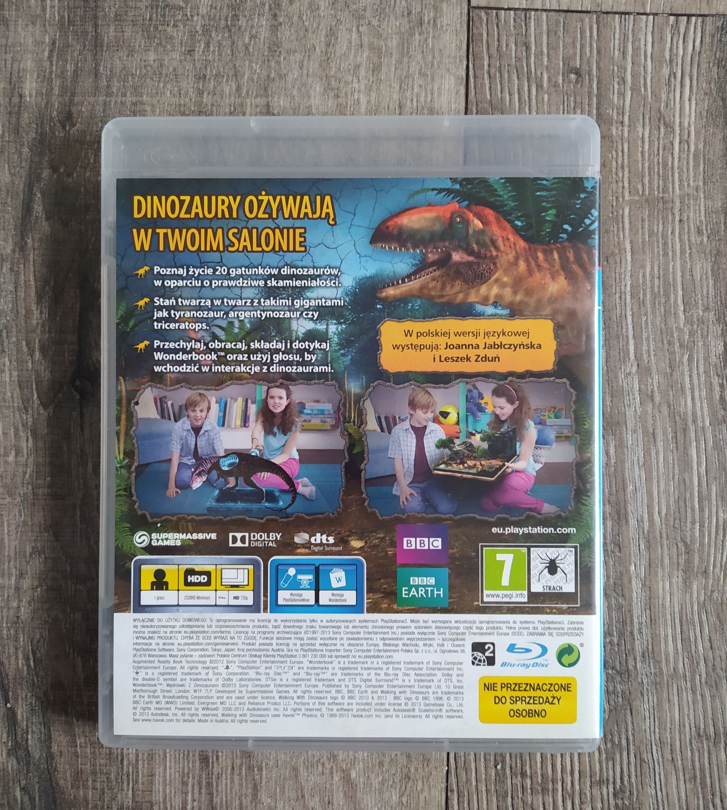 Gra PS3 BBC Wędrówki z Dinozaurami PL Wysyłka