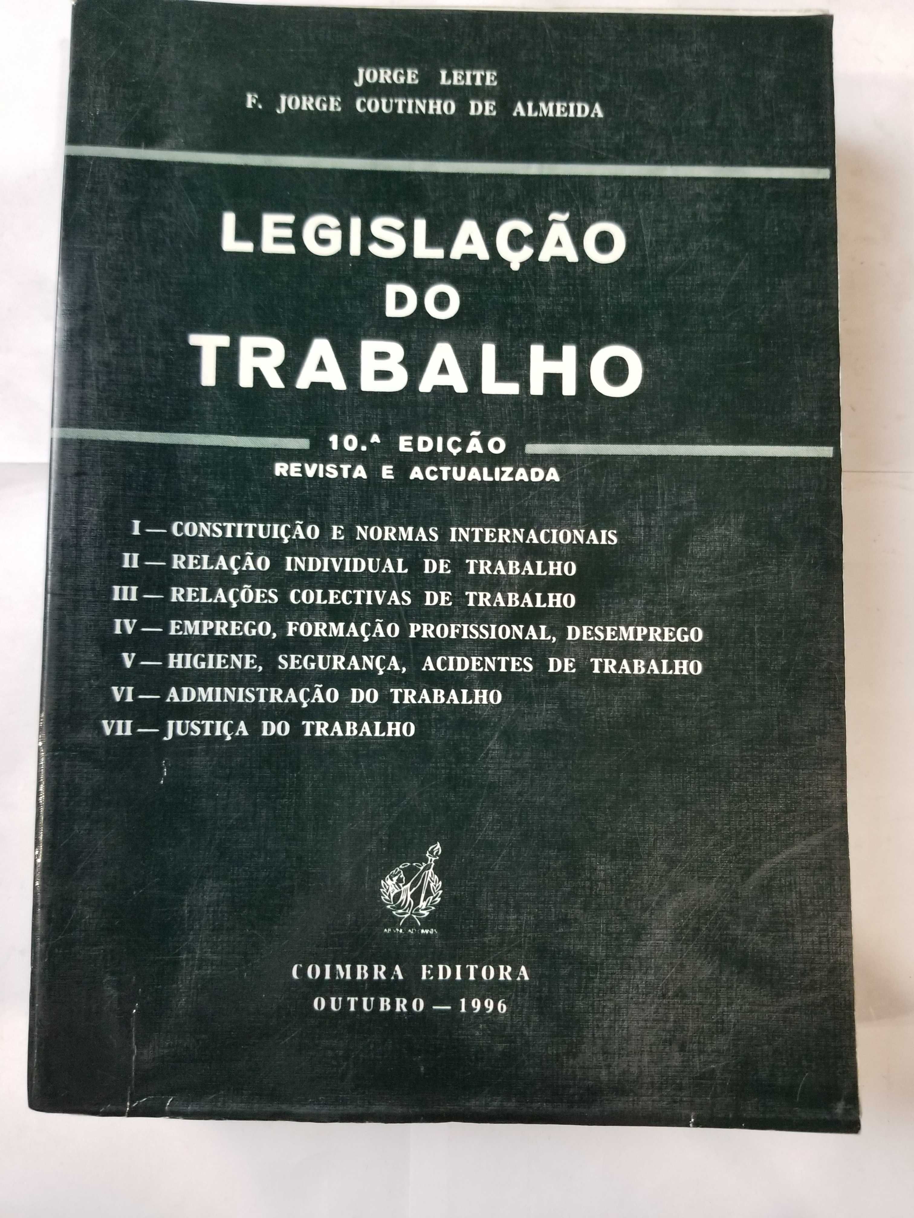 E1 - Livro - Jorge Leite - Legislação de Trabalho