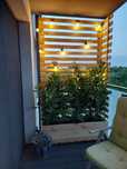 Donica drewniana z pergola POD WYMIAR idealne na balkon do ogrodu
