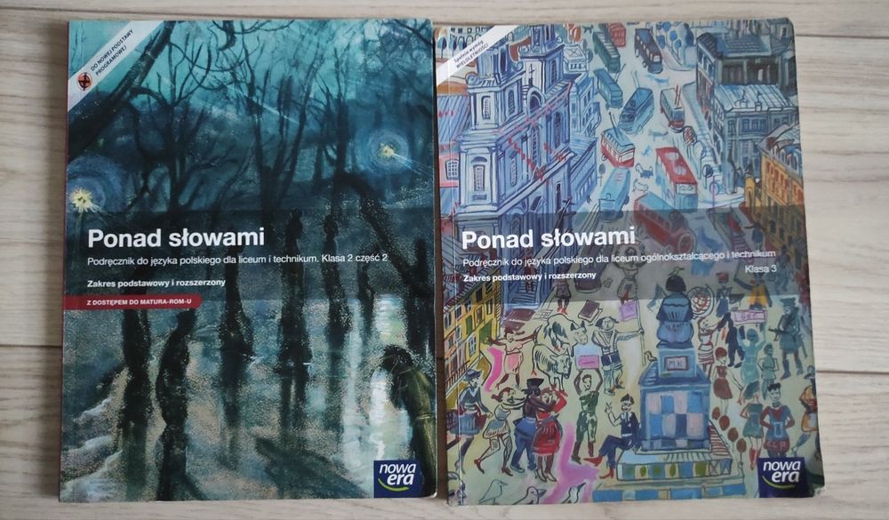 Podręcznik do polskiego Ponad słowami 2 i 3