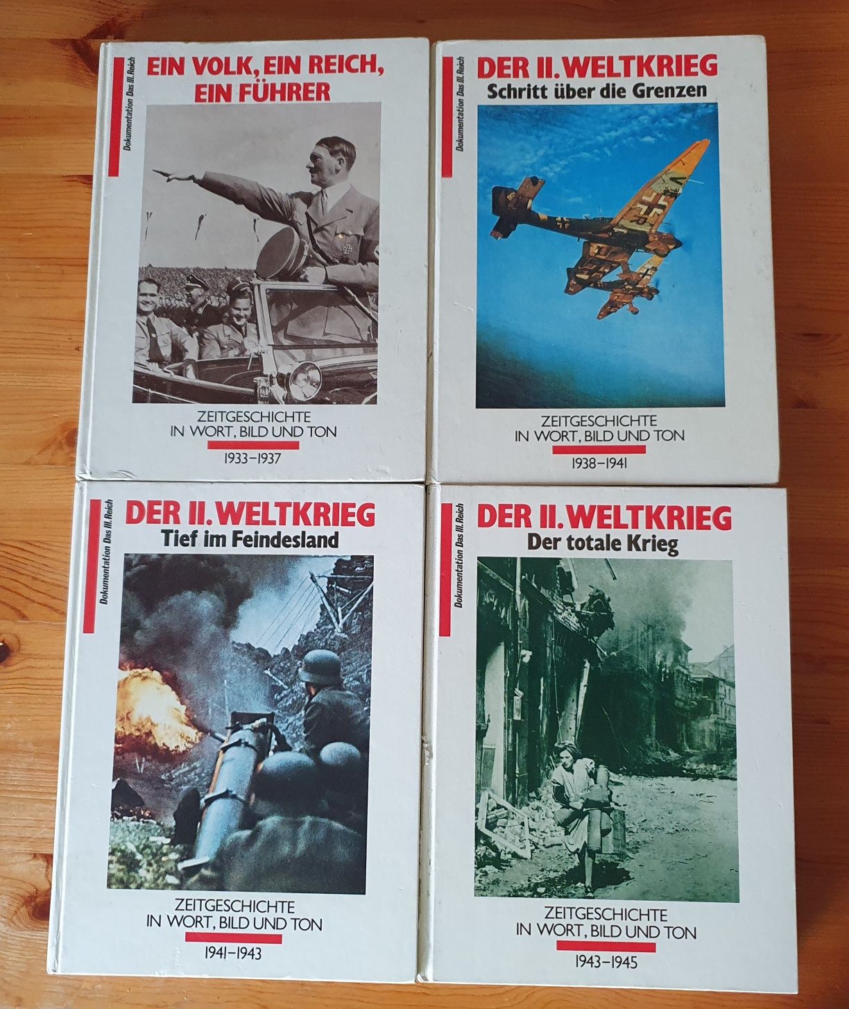 Album  Historia współczesna w słowach II wojna światowa 4 tomy unikat