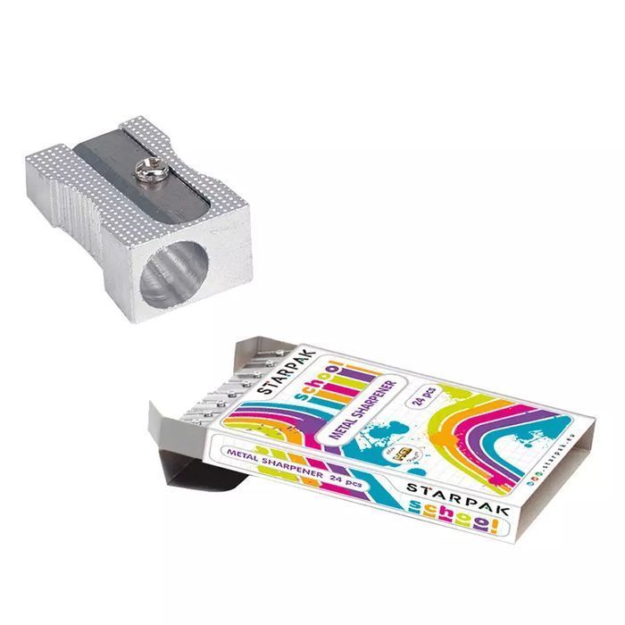 Temperówki metalowe pojedyncze (24 sztuki). Starpak. Nowy Produkt