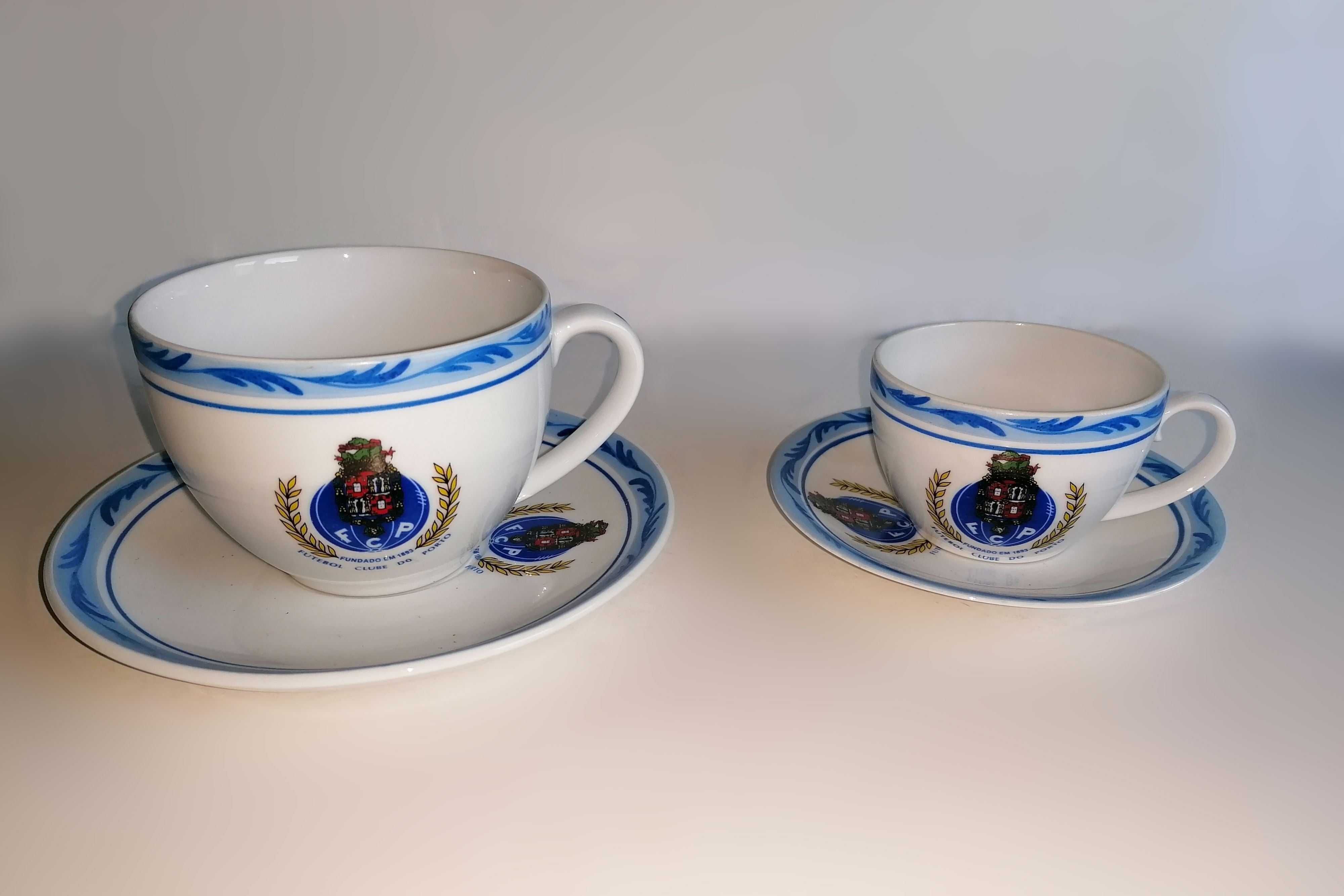 Chávenas / Prato / Caneca Clubes (FC Porto, Benfica)