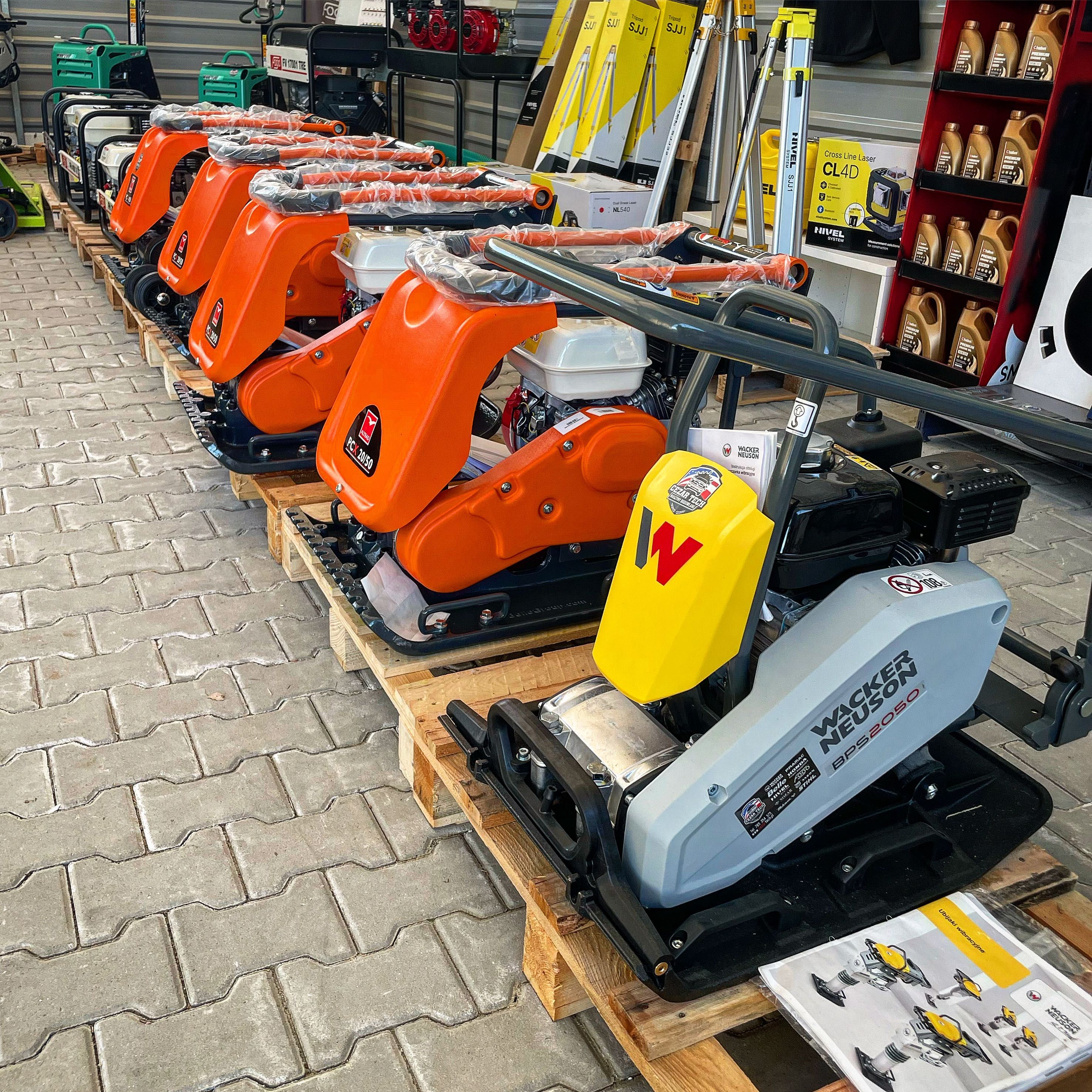 Zagęszczarka WACKER NEUSON BPS 2050A 100 kg nowa FV gwarancja Honda GX