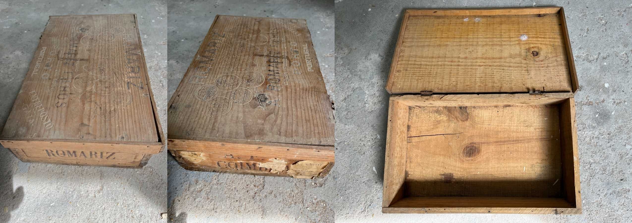 Caixas de vinhos muito antigas