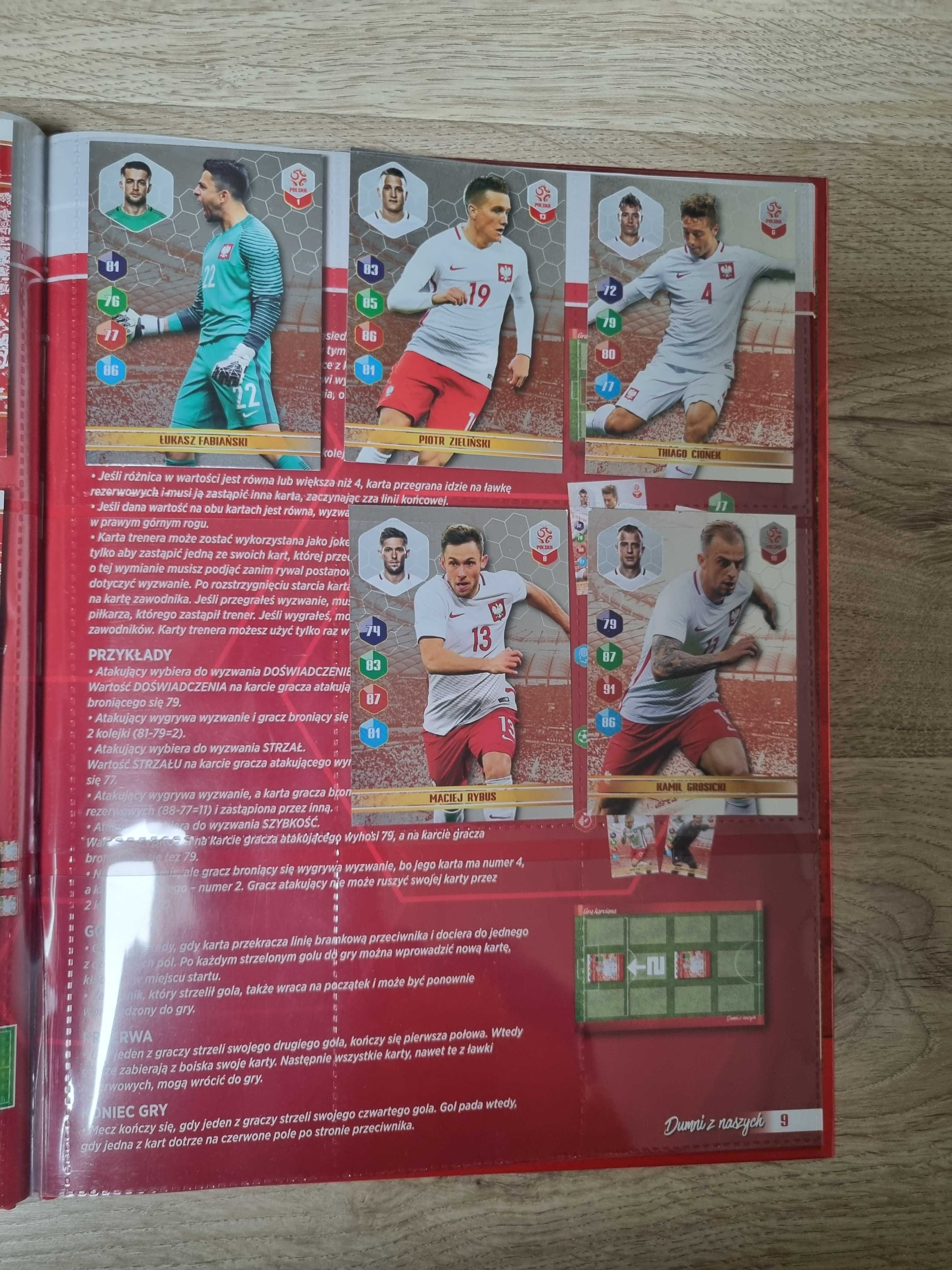 Album piłkarski KADRA POLSKI karty, naklejki  OKAZJA
