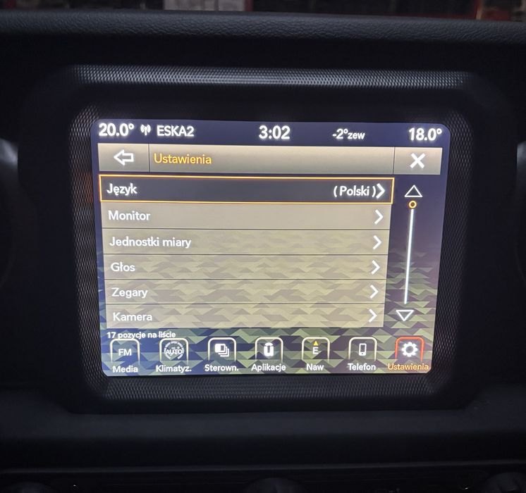 Radio Uconnect 8.4 Panasonic Dodge Jeep Chrysler RAM Naprawa Polski