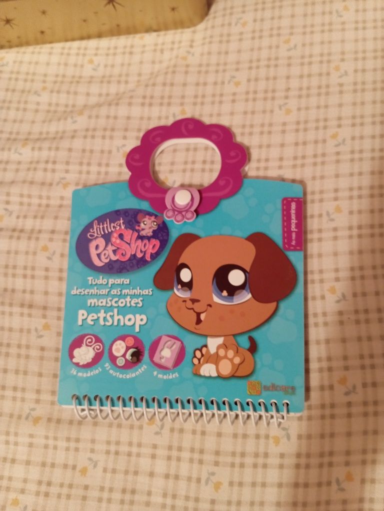 Livro de colorir " Tudo para desenhar as minhas mascotes Petshop"