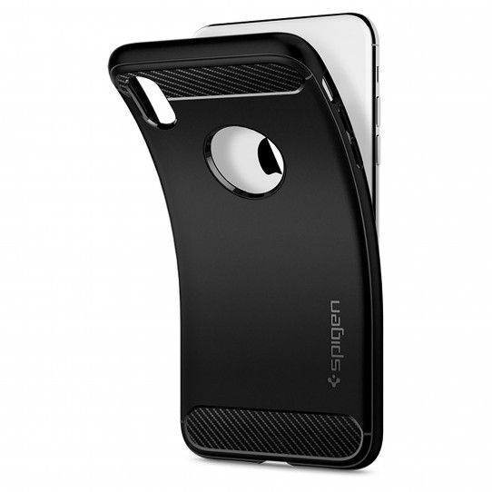 Etui Spigen do iPhone XR Rugged Armor Matte Black