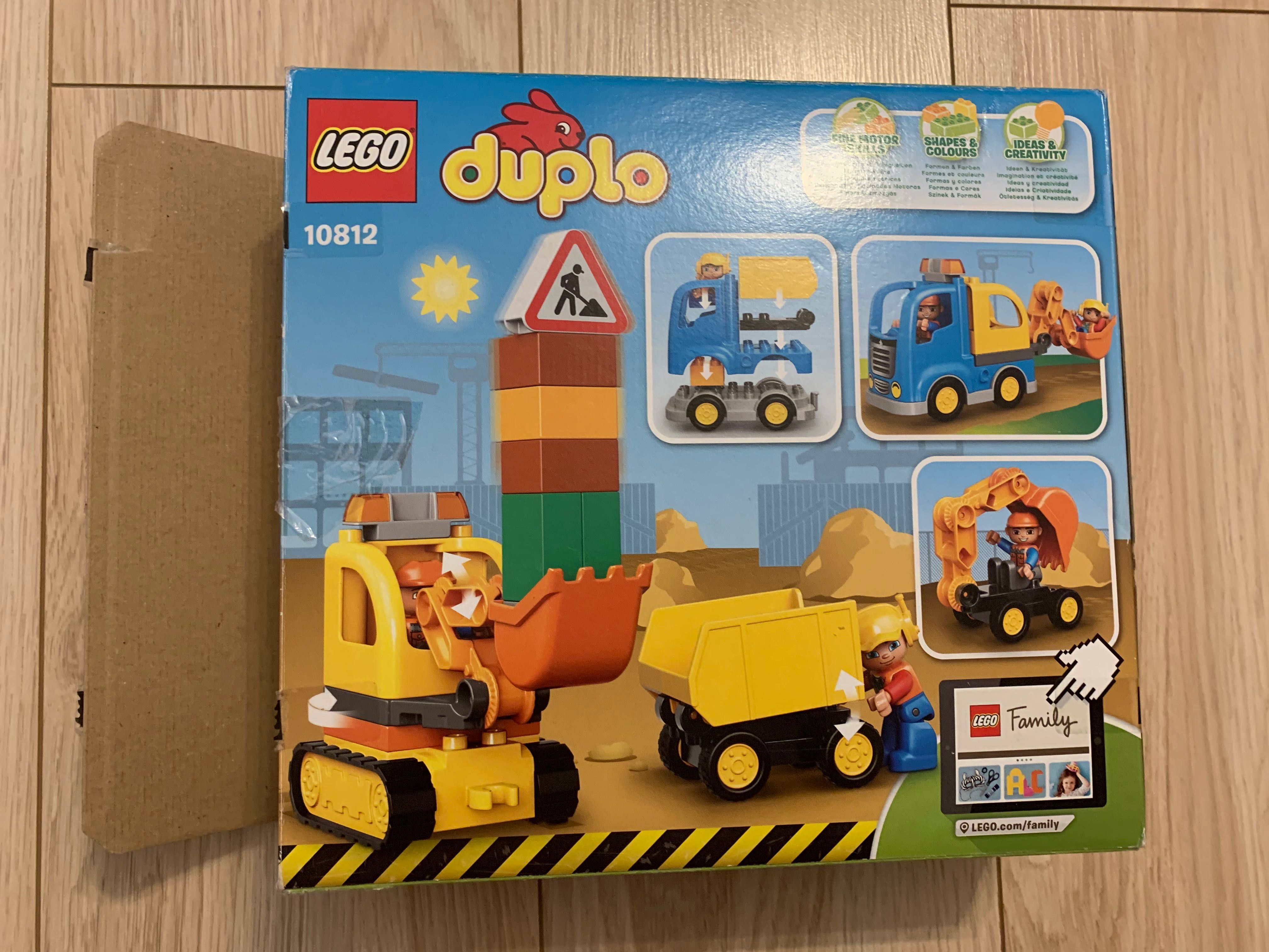 LEGO DUPLO Ciężarówka i koparka gąsienicowa 10812