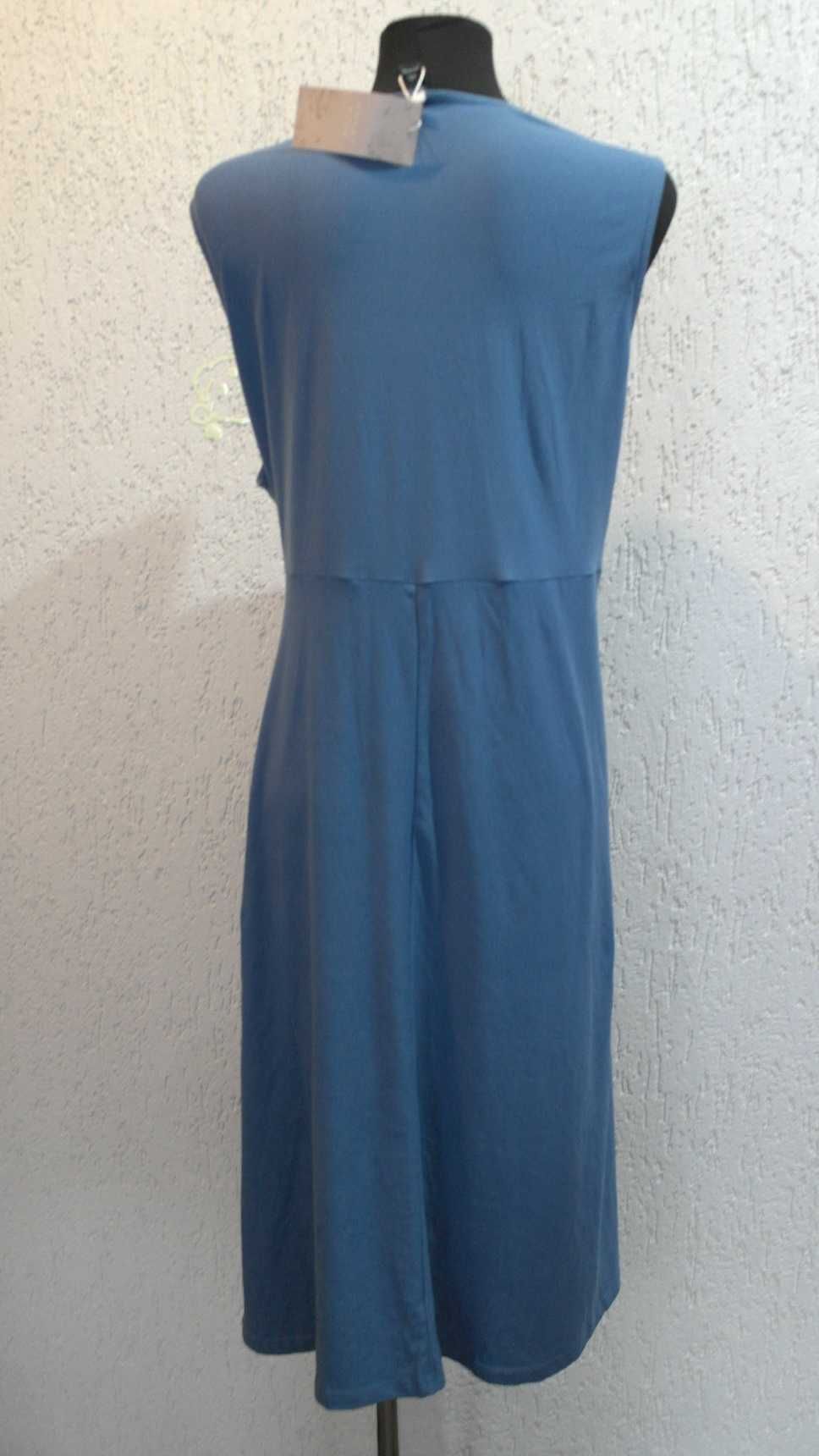 Sukienka niebieska midi 4Xl