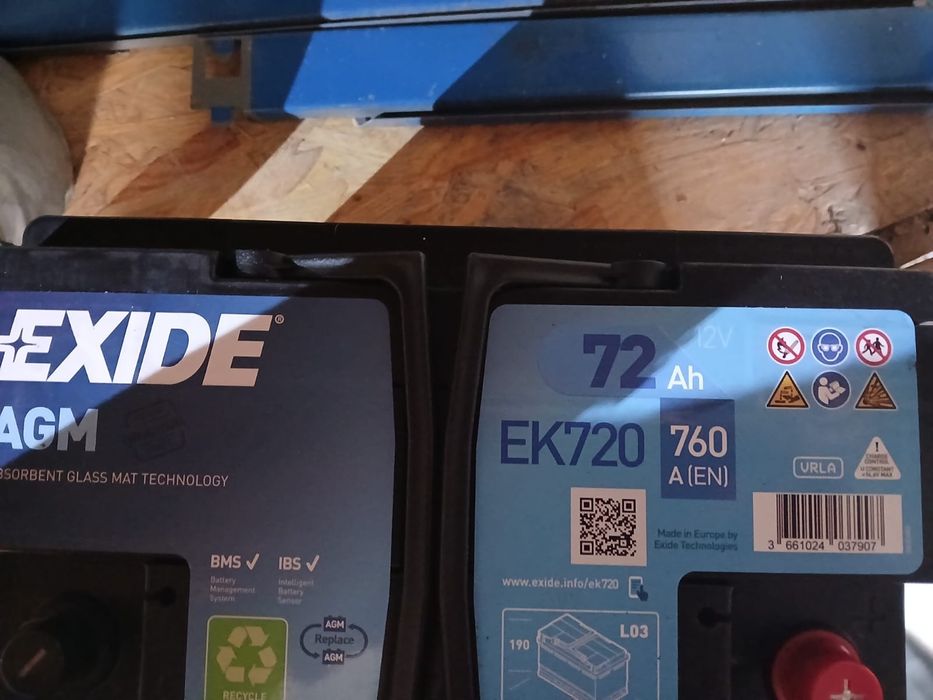 Nowy Akumulator  Exide AGM EK720