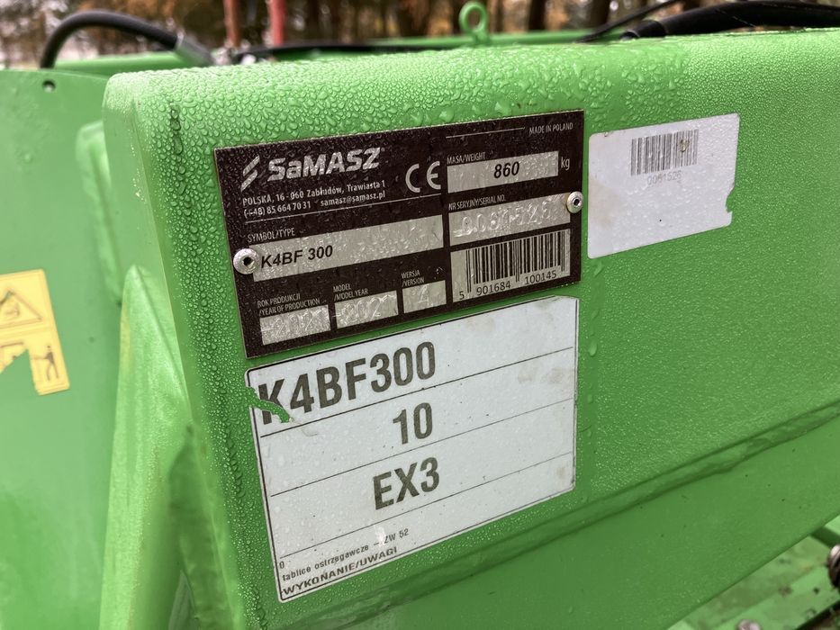 Kosiarka czolowa Samasz k4bf300