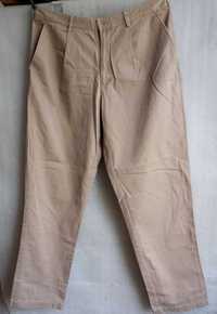 джинсы брюки мужские бежевые XL, 52 р.; талия окружн. 90 см.