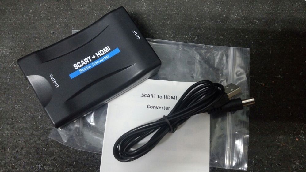 Conversor scart para hdmi 1080p ou hdmi para scart