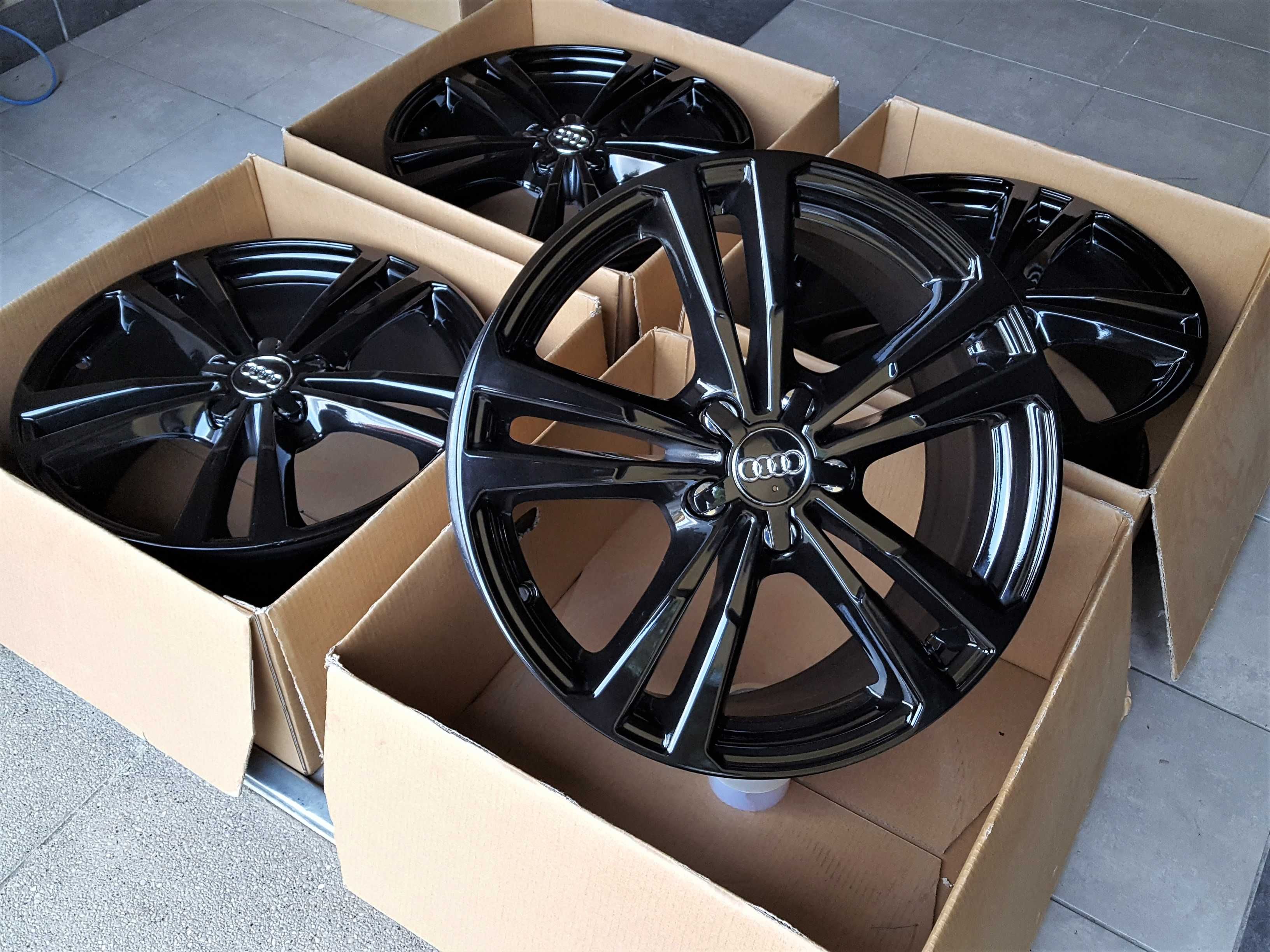 Alufelgi 18 5x112 Audi A3 8P 8V A4 B6 B7 A6 C5 C6 Q2 Q3 8V0 Czarne 47#